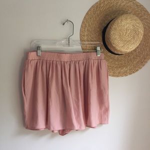 BCBG MAxazria Sheena Pink blousy shorts